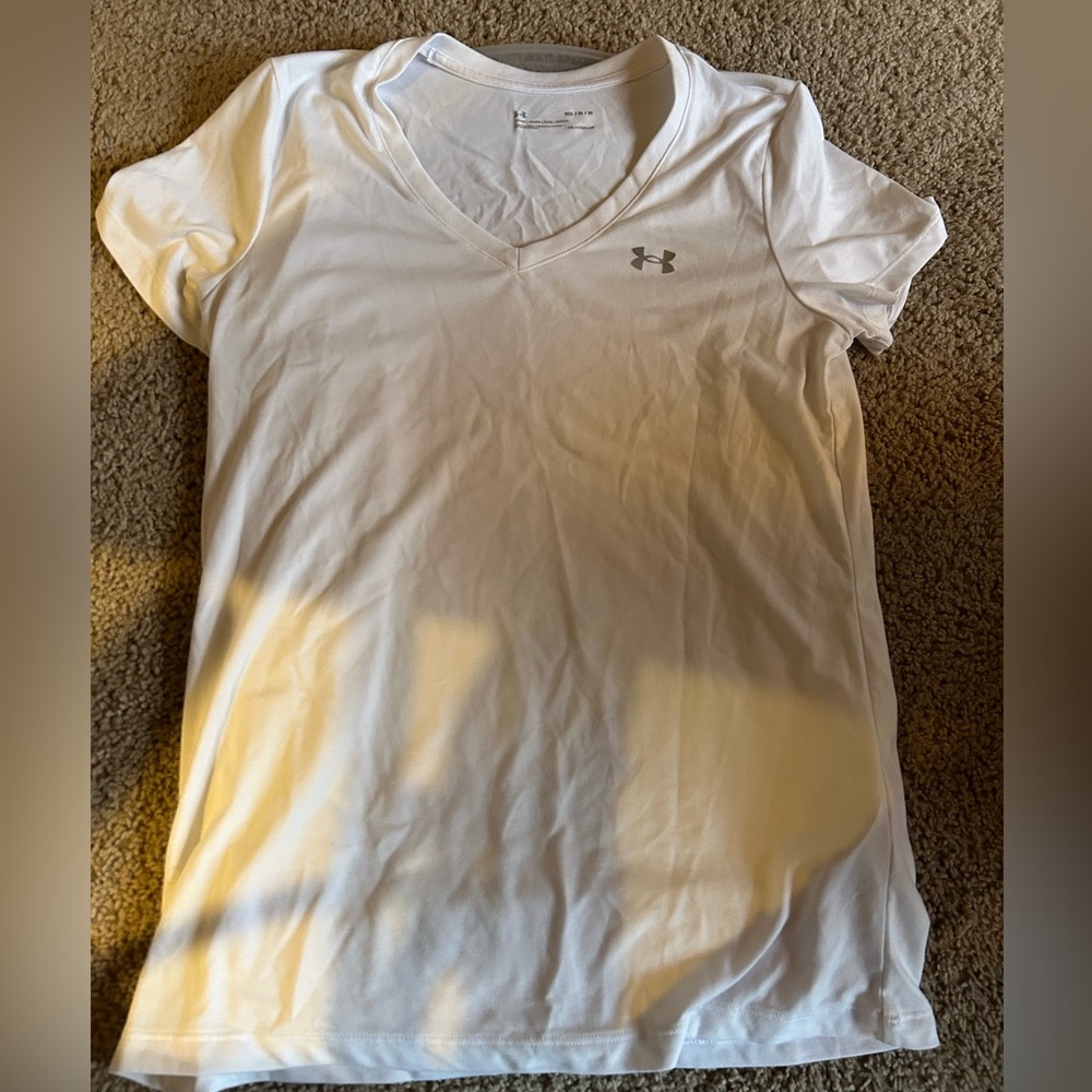 Under Armour Women's White Short Sleeve Tee
